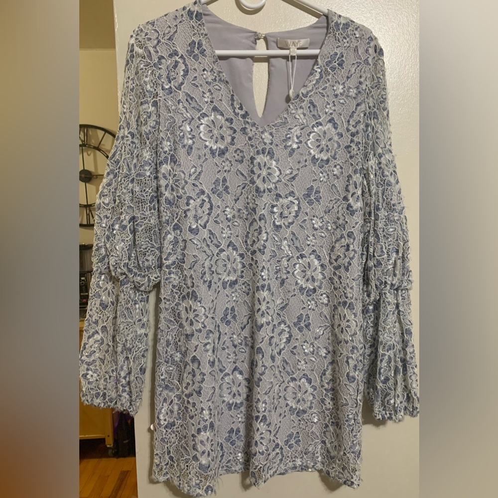 WAYF Womens Dress Size XSMALL color: Ivory Lace